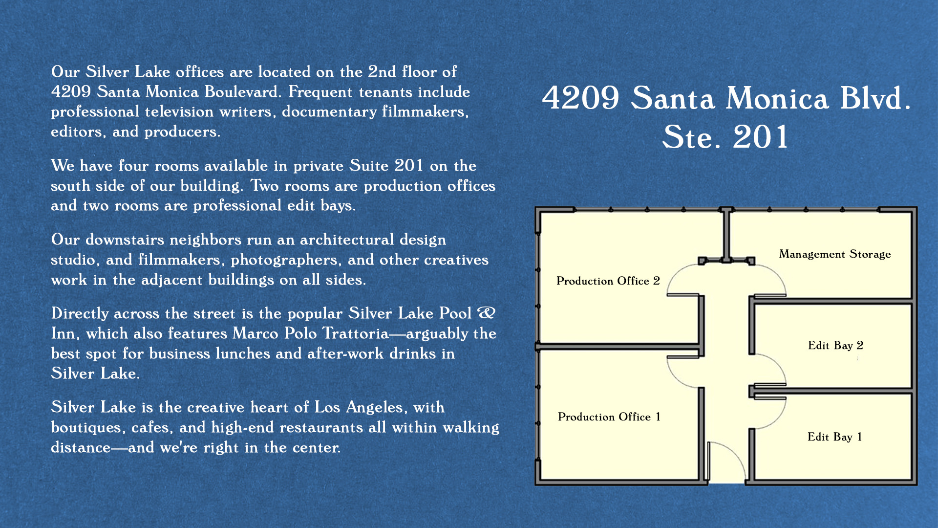Suite 201 Floor Plan